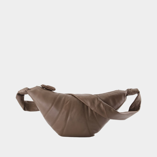 Medium Croissant Crossbody - Lemaire - Leather - Brown
