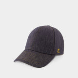 Signature Denim Cap - Courreges - Cotton - Grey