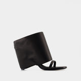 Sandals - Courreges - Leather - Black