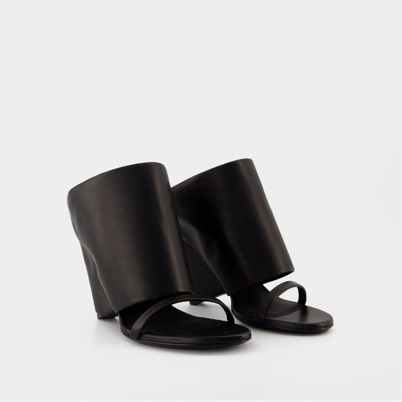 Sandals - Courreges - Leather - Black