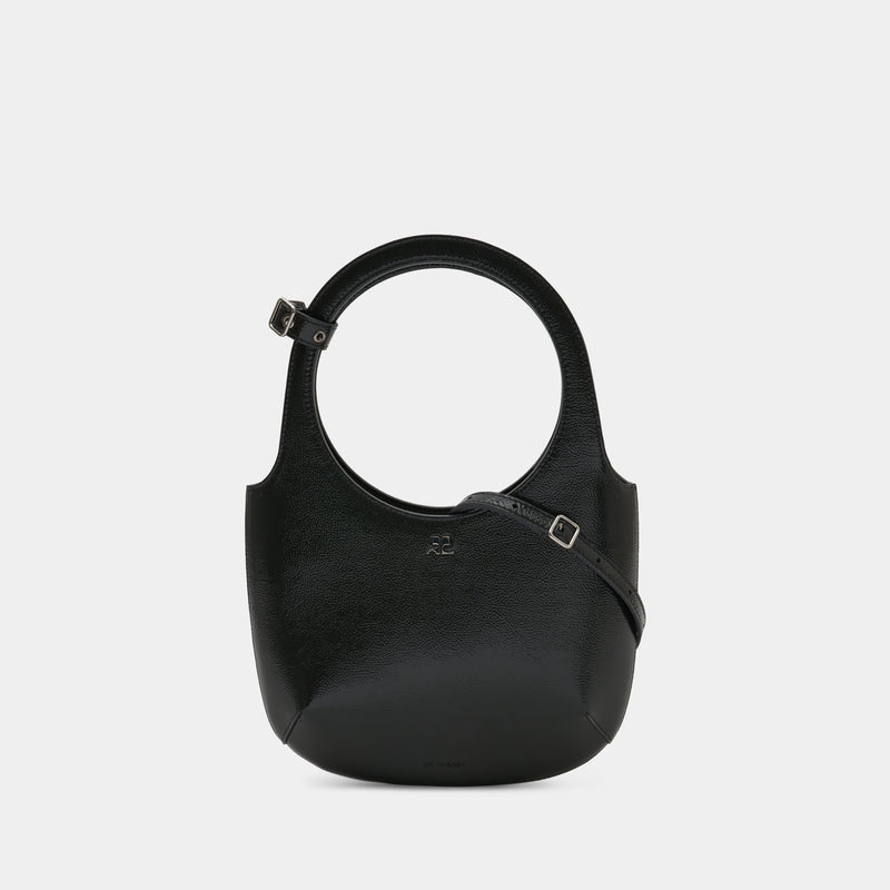 Holy Handbag - Courreges - Leather - Black
