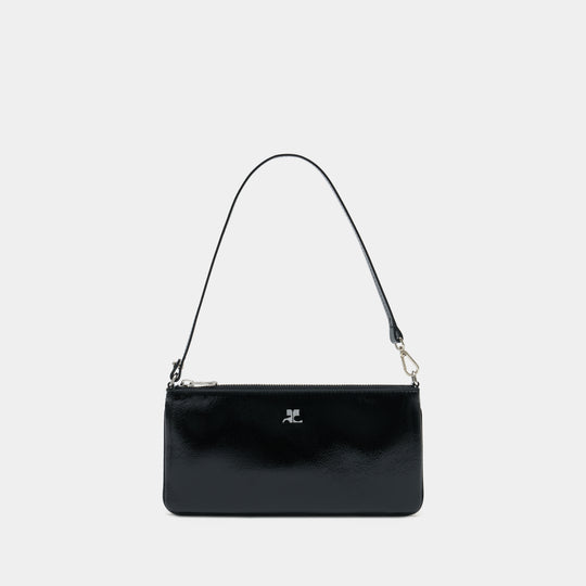 Shoulder Bag - Courreges - Leather - Black