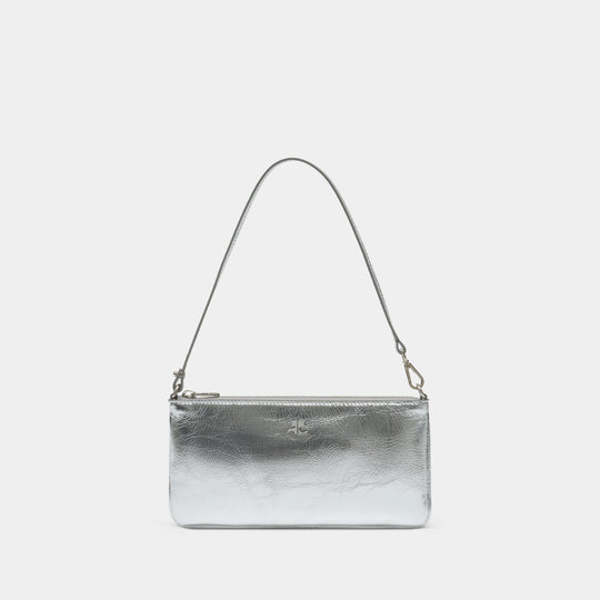 Shoulder Bag - Courreges - Leather - Silver