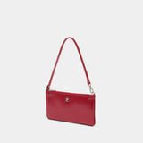 Shoulder Bag - Courreges - Leather - Red