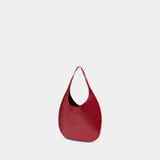 Flat Holy Shoulder Bag - Courreges - Leather - Red