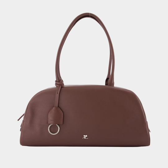 Monday Purse - Courreges - Leather - Burgundy