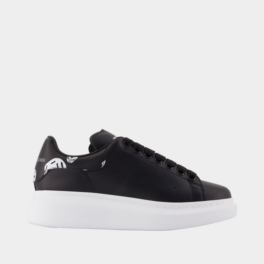 Oversized Sneakers - Alexander McQueen - Leather - Black