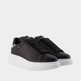 Oversized Sneakers - Alexander McQueen - Leather - Black