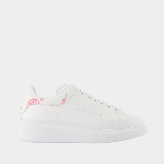 Oversized Sneakers - Alexander McQueen - Leather - White