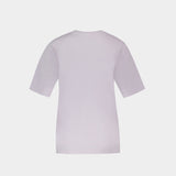 Handwriting T-Shirt - Maison Kitsune - Cotton - Purple