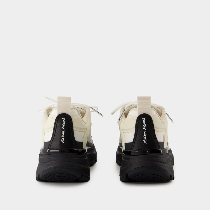 Sora Sneakers - Maison Kitsune - Leather - Black