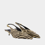 Les Slingbacks Cubisto B - Jacquemus - Leather - Beige