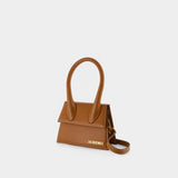 Jacquemus Le Chiquito Moyen 皮质手提斜挎包