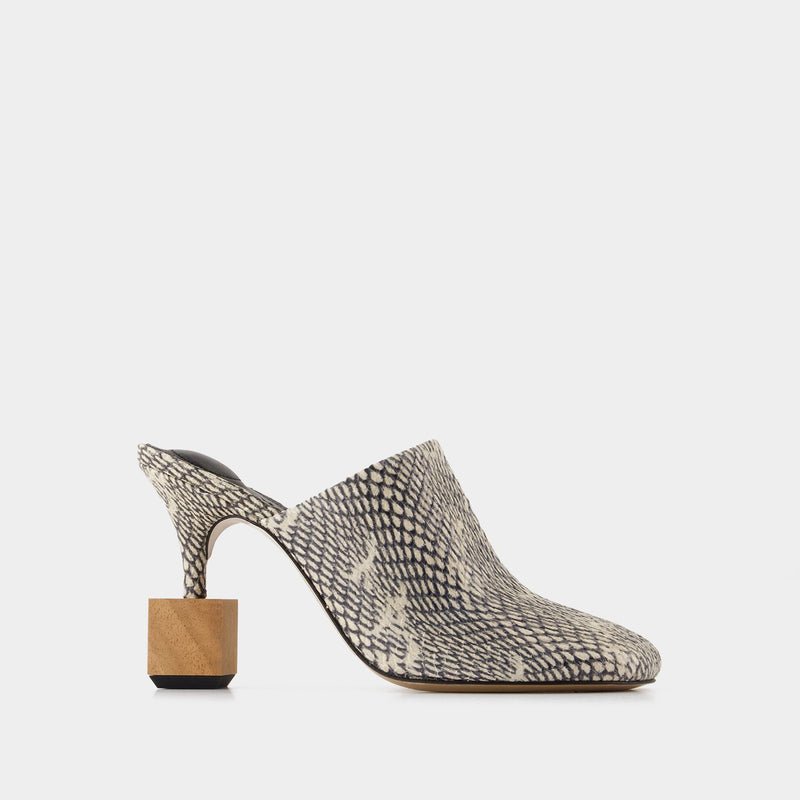 Les Mules Bisou - Jacquemus - Leather - Animal print