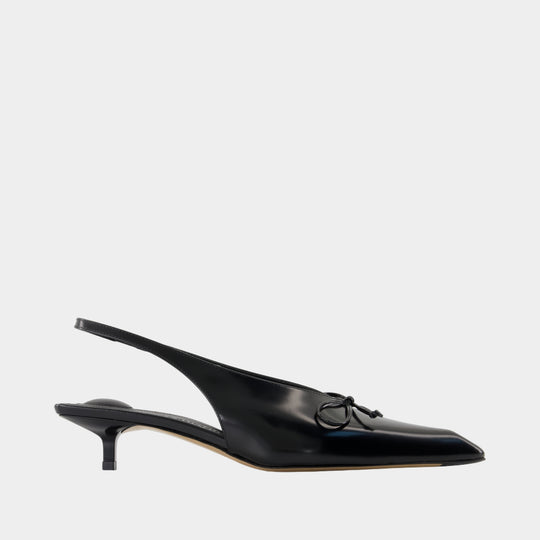 Cubisto B Slingbacks - Jacquemus - Leather - Black