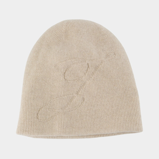 Le Bonnet J - Jacquemus - Wool - Beige
