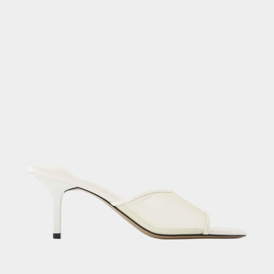 Cubisto Sandals - Jacquemus - Leather - White