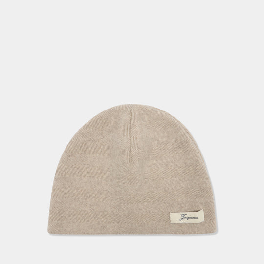 Le Bonnet Chevron - Jacquemus - Wool - Beige