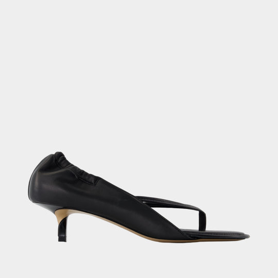 Les Sandales Nu Pieds B - Jacquemus - Leather - Black