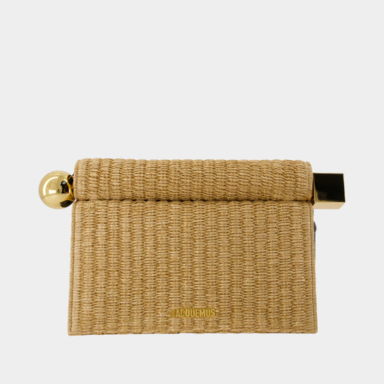 La Pochette Rond Carre - Jacquemus - Synthetic - Beige