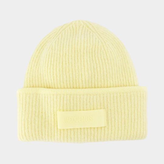 Le Bonnet Gros Grain - Jacquemus - Wool - Yellow