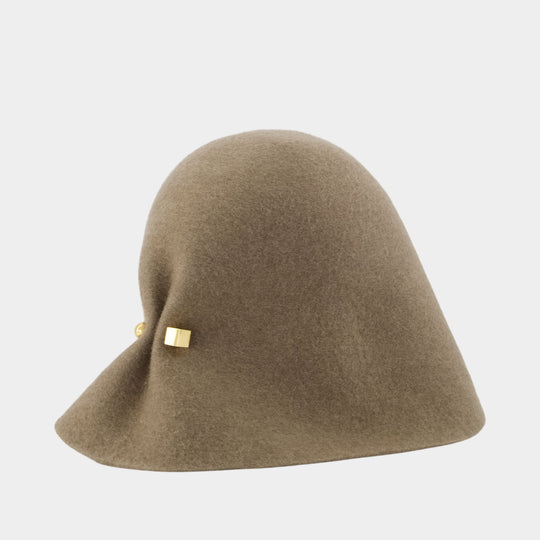 Le Chapeau Cloche - Jacquemus - Wool - Beige