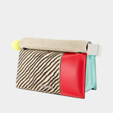 La Pochette Rond Carre - Jacquemus - Leather - Multicolor