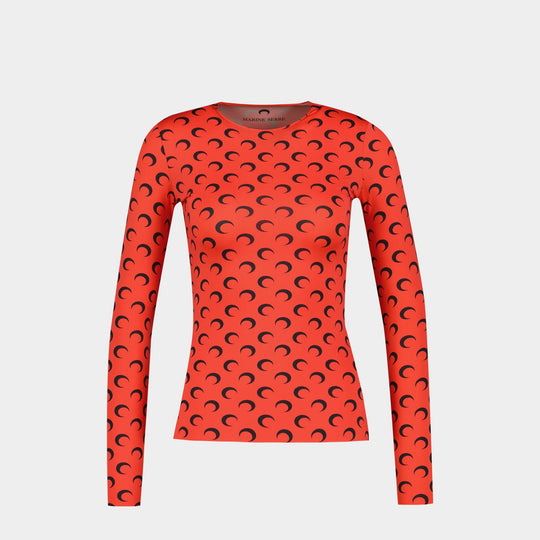 Moon Jersey Crewneck T恤衫