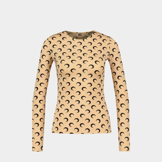 Moon Jersey Crewneck T恤衫