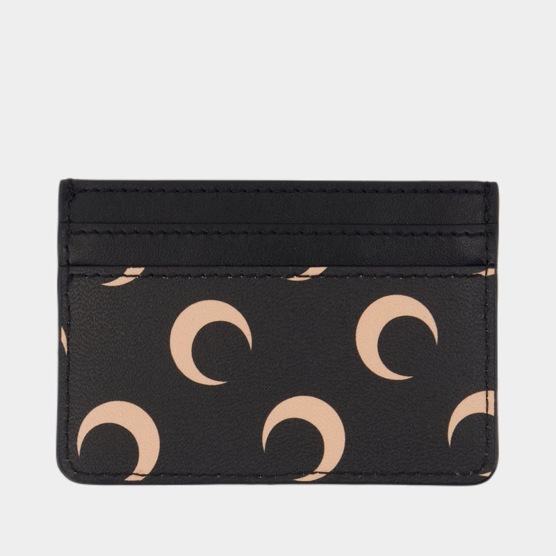 Moon Card Holder - Marine Serre - Synthetic - Black