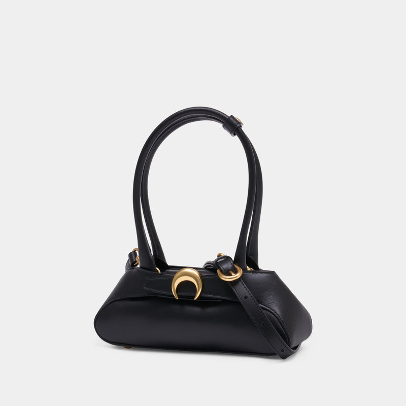 Aurora Mini Shoulder Bag - Marine Serre - Cotton - Black