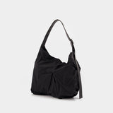 Angular Crossbody - YOHJI YAMAMOTO - Leather - Black