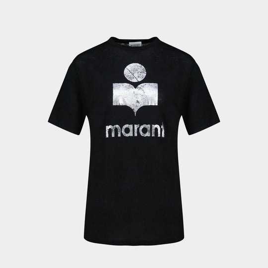 Zewel Gz T-Shirt - Isabel Marant - Linen - Black