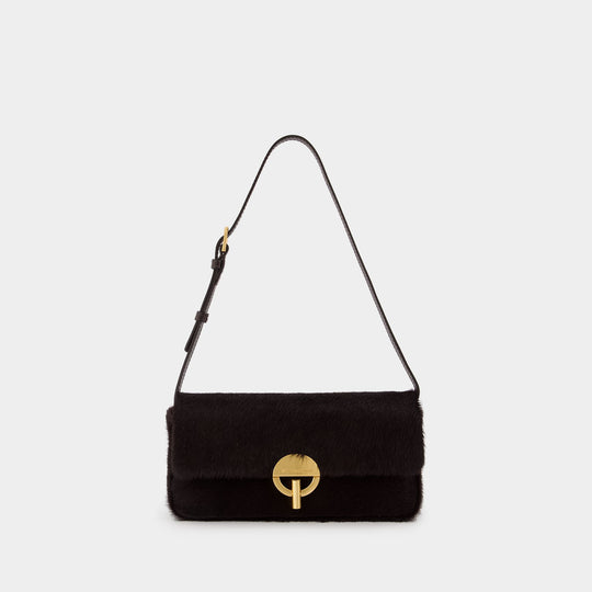 Moon Baguette Shoulder Bag - Vanessa Bruno - Leather - Black