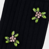 Merino Ankle Socks - Simone Rocha - Silk - Black
