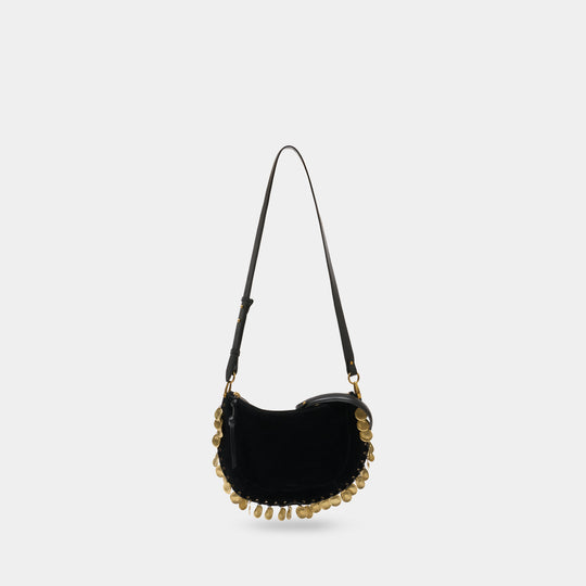 Oskan Soft Zip Gd Shoulder Bag - Isabel Marant - Leather - Black