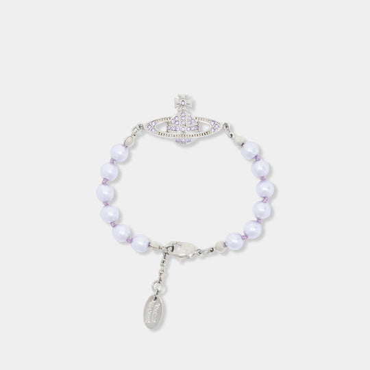 Mini Bas Relief Bracelet - Vivienne Westwood - Metal - Purple