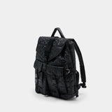 Re Tech Quilted Backpack - Ganni - Synthetic - Black