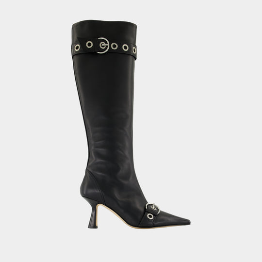 Vivian Boots - Aeyde - Leather - Black