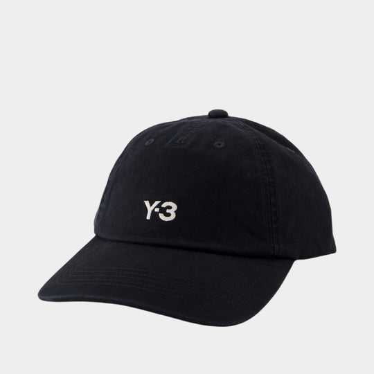 Cap - Y-3 - Cotton - Black
