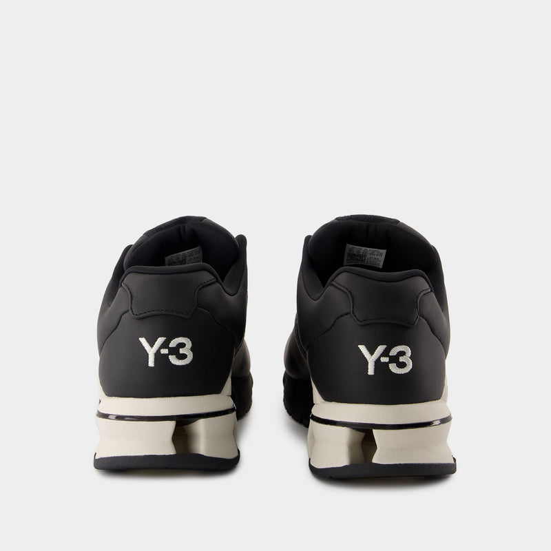 A3 Control Sneakers - Y-3 - Leather - Black