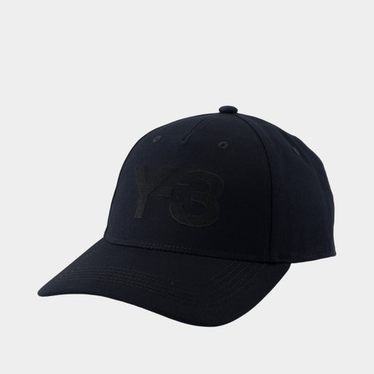 Cap - Y-3 - Cotton - Black