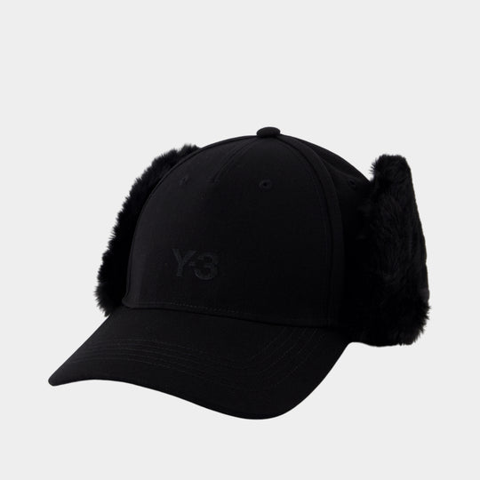 Cap - Y-3 - Synthetic - Black