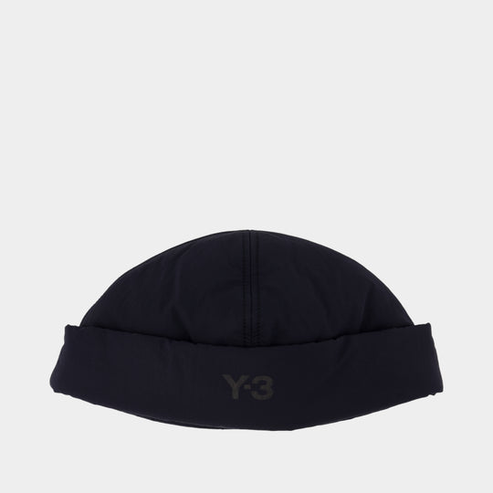 Ducker Beanie - Y-3 - Synthetic - Black