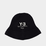 Bucket Hat - Y-3 - Cotton - Black