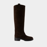 Henry Boots - Aeyde - Leather - Dark Brown