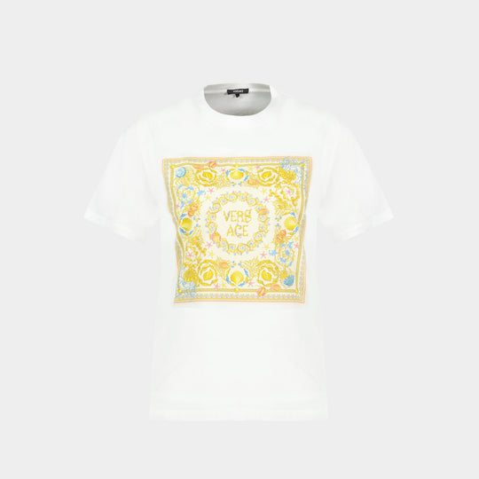 Underwater T Shirt - Versace - Cotton - White