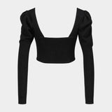 Bea Corset Cardigan - Vivienne Westwood - Cotton - Black