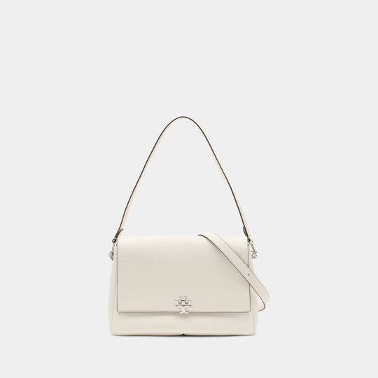 Charlie Shoulder Bag - Tory Burch - Leather - White