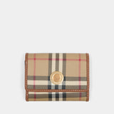Ls Lancaster Card Holder - Burberry - Synthetic - Multicolor